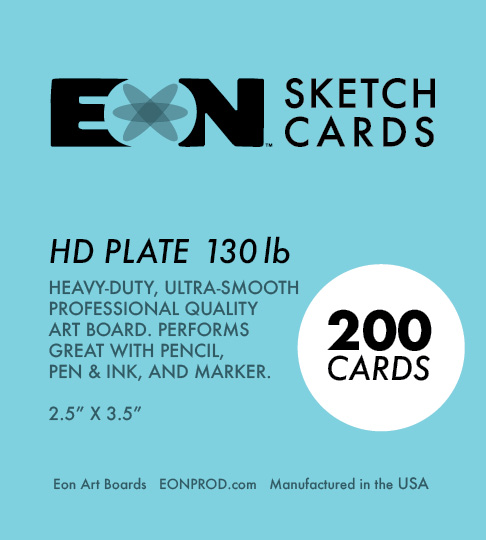 Eon HD Plate Sketch Cards